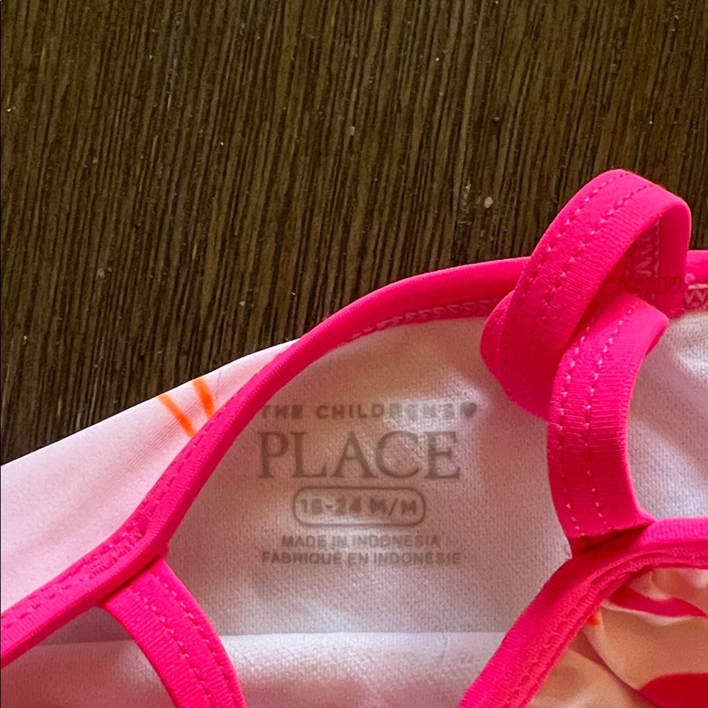 The Children's Place Pink Flamingo Bikini Set - Picture 3 of 4